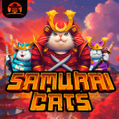 Samurai Cats slot game by Amigo Gaming