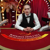 Speed VIP Blackjack Z live casino game by Evolution