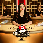Canada Blackjack live casino game by Ezugi