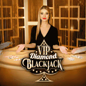 VIP Diamond Blackjack live casino game by Ezugi
