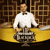 VIP Surrender Blackjack live casino game by Ezugi