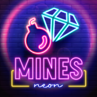 Mines Neon slot game by Gemini