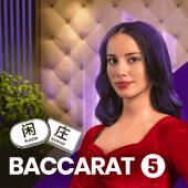 Baccarat 5 live casino game by Microgaming