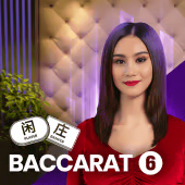 Baccarat 6 live casino game by Microgaming