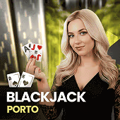 Blackjack Porto live casino game by Microgaming