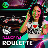 Dance DJ Roulette live casino game by Microgaming