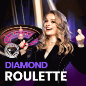 Diamond Roulette live casino game by Microgaming