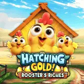 Hatching Gold! Rooster's Riches slot game by Microgaming