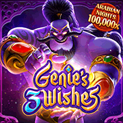 Genie's 3 Wishes slot game by Pocket Game Soft