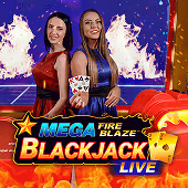 Mega Fire Blaze Blackjack Live live casino game by Playtech