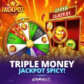 Triple Money Jackpot Spicy! slot game by Playtech