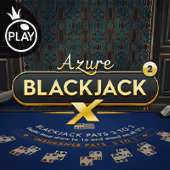 Blackjack X 2 - Azure live casino game by Pragmatic Play