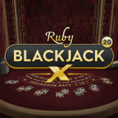 Blackjack X 20 - Ruby live casino game by Pragmatic Play