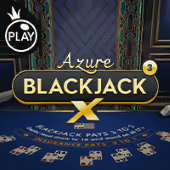Blackjack X 3 - Azure live casino game by Pragmatic Play