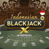 Indonesian BlackjackX 11 live casino game by Pragmatic Play