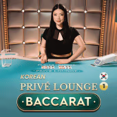 Korean Privé Lounge Baccarat live casino game by Pragmatic Play