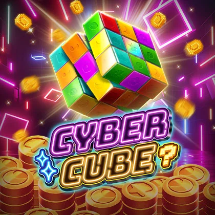 Cyber Cube slot game by Playstar