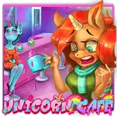 Unicorn Cafe slot game by World Match