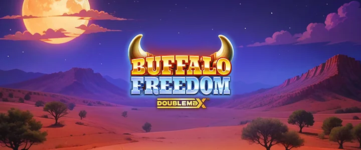 Buffalo Freedom DoubleMax™ slot game by Yggdrasil