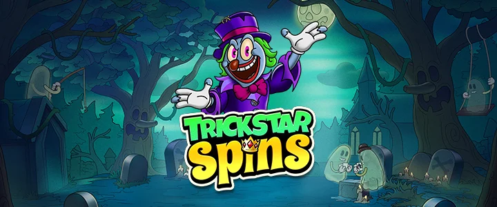 Trickstar Spins slot game by Yggdrasil